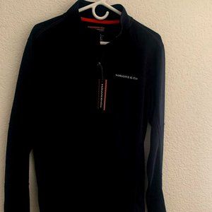 Hawke & Co, Small, Black Quarter-Zip